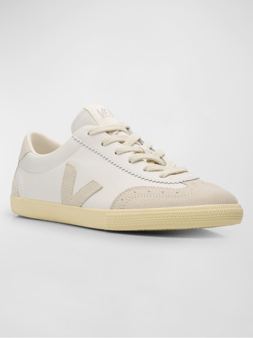 Veja White & Cream Volley Sneakers Size 9
